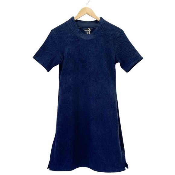 NWT Toad & Co Wiggins Wool Sweater Dress Women’s Size Small Navy Blue Active NEW - Picture 2 of 11